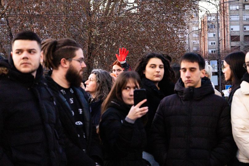 standing under a collapsing roof serbian students demand justice after fatal awning collapse 1 cS7qswVN