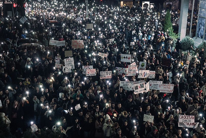 standing under a collapsing roof serbian students demand justice after fatal awning collapse 3 tsrjppPh