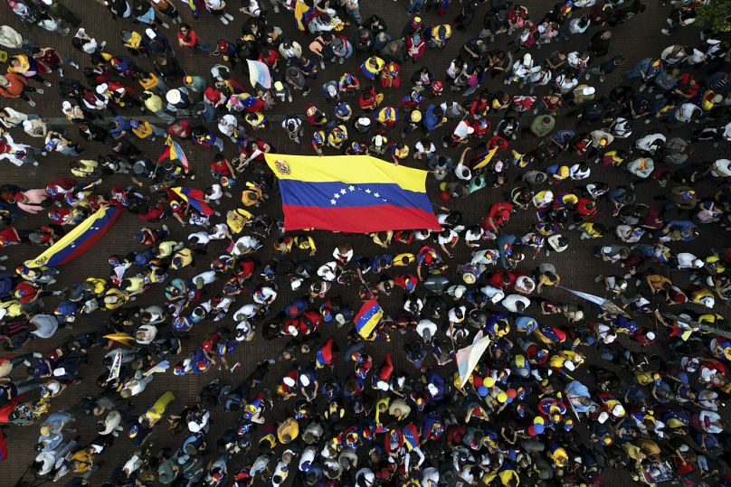 venezuelan opposition leader maria machado arrested then freed after leading protests in caracas 2 jnWFafun