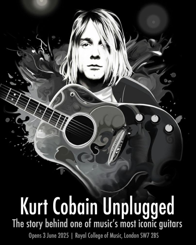 Kurt Cobain’s iconic guitar to feature at London exhibition this summer 1 kurt cobains iconic guitar to feature at london exhibition this summer 0