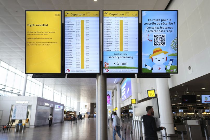 Nationwide strike across Belgium severely disrupts public transport and other services 2 nationwide strike across belgium severely disrupts public transport and other services 1