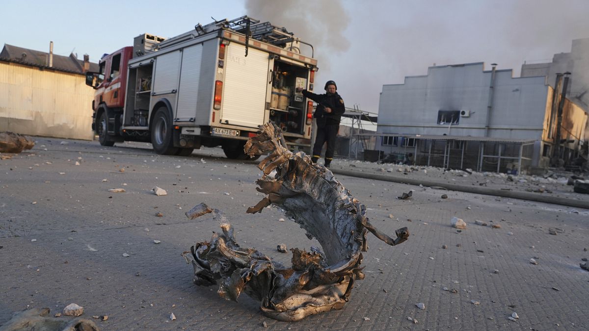 russian attack on kharkiv kills one person and injures at least 60 others